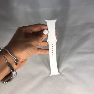 NWOT White APPLE Sport Watch Band/Strap 42M Sz M/L